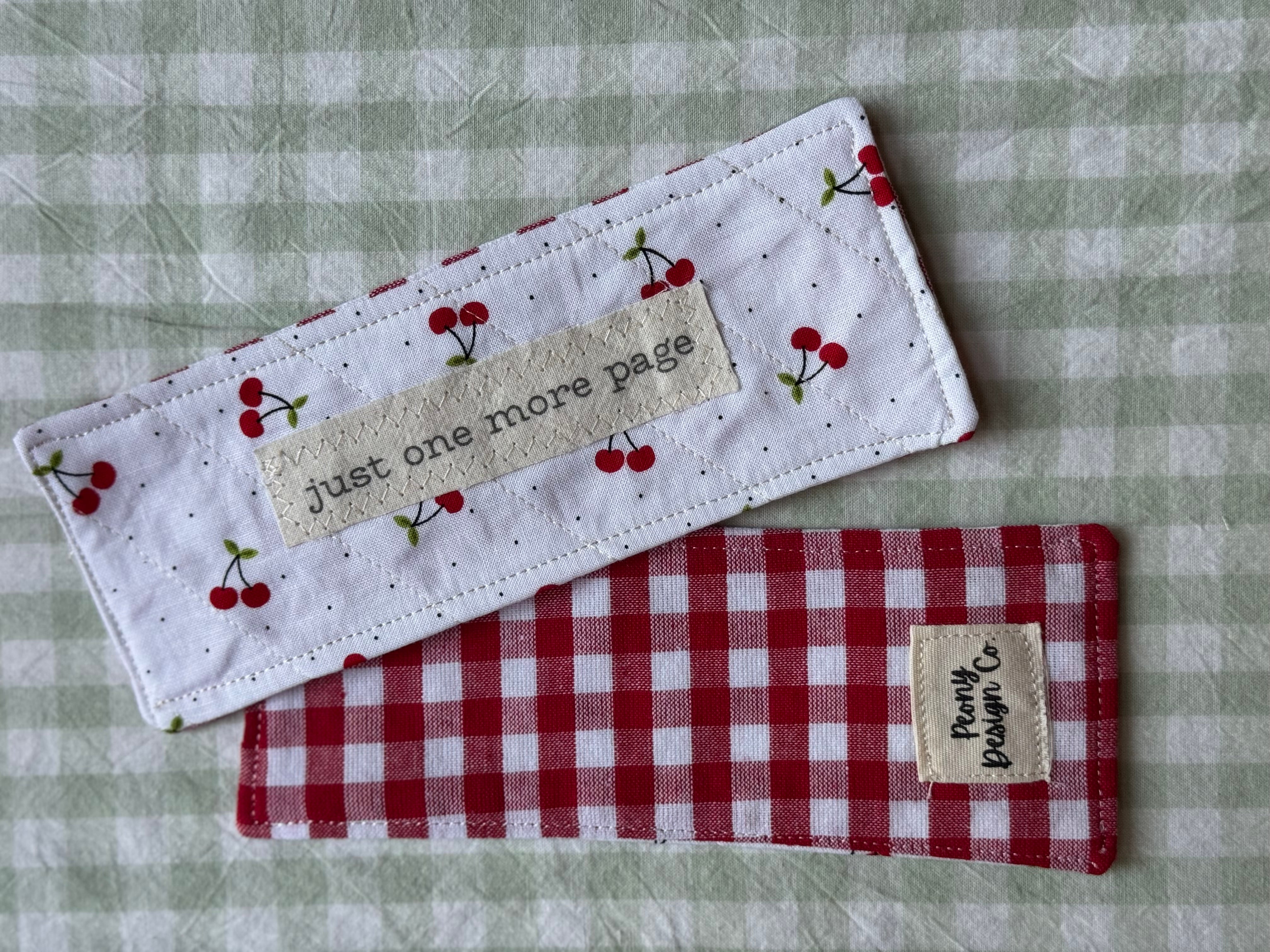Cozy Fabric Bookmarks