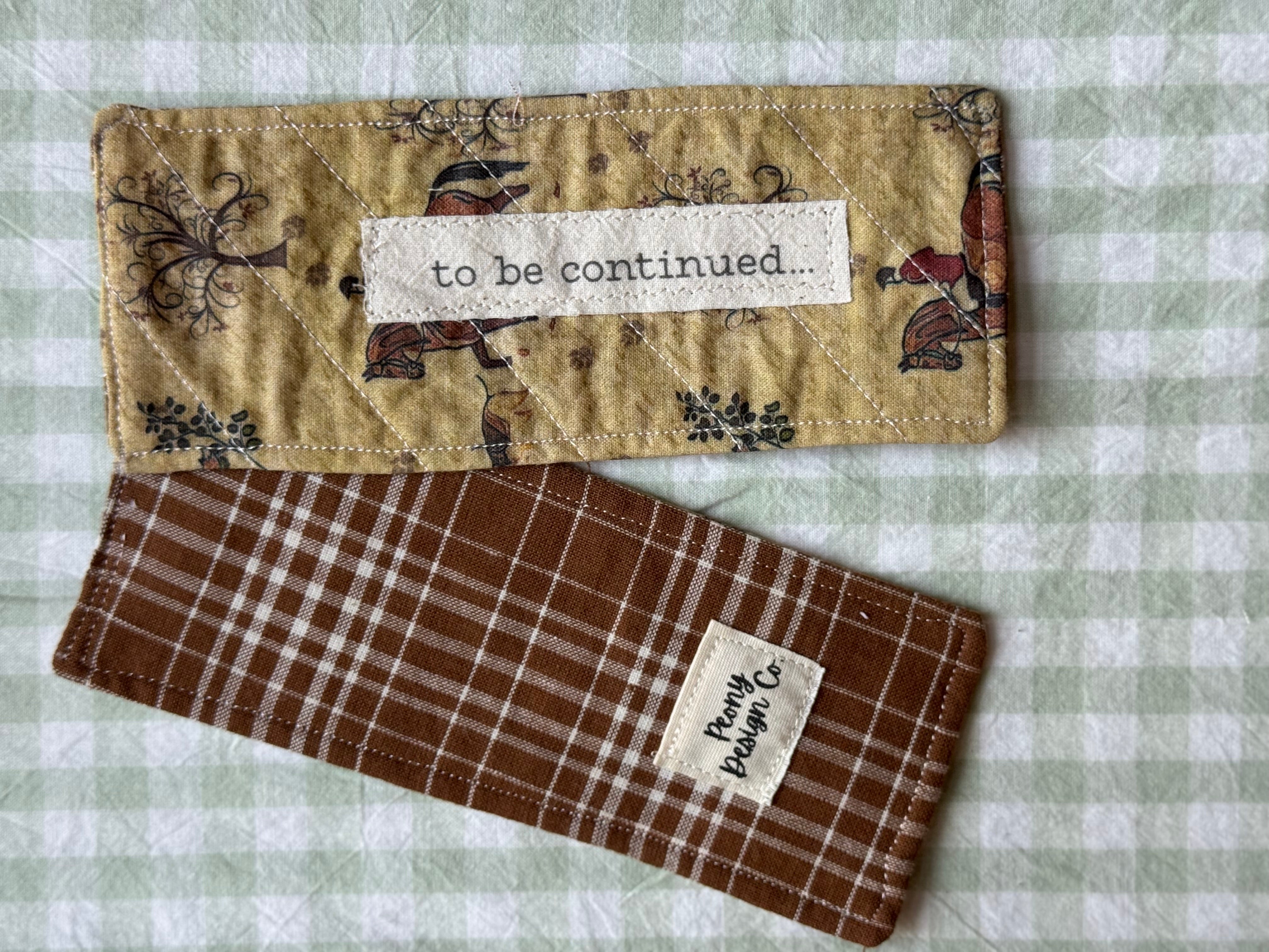 Cozy Fabric Bookmarks