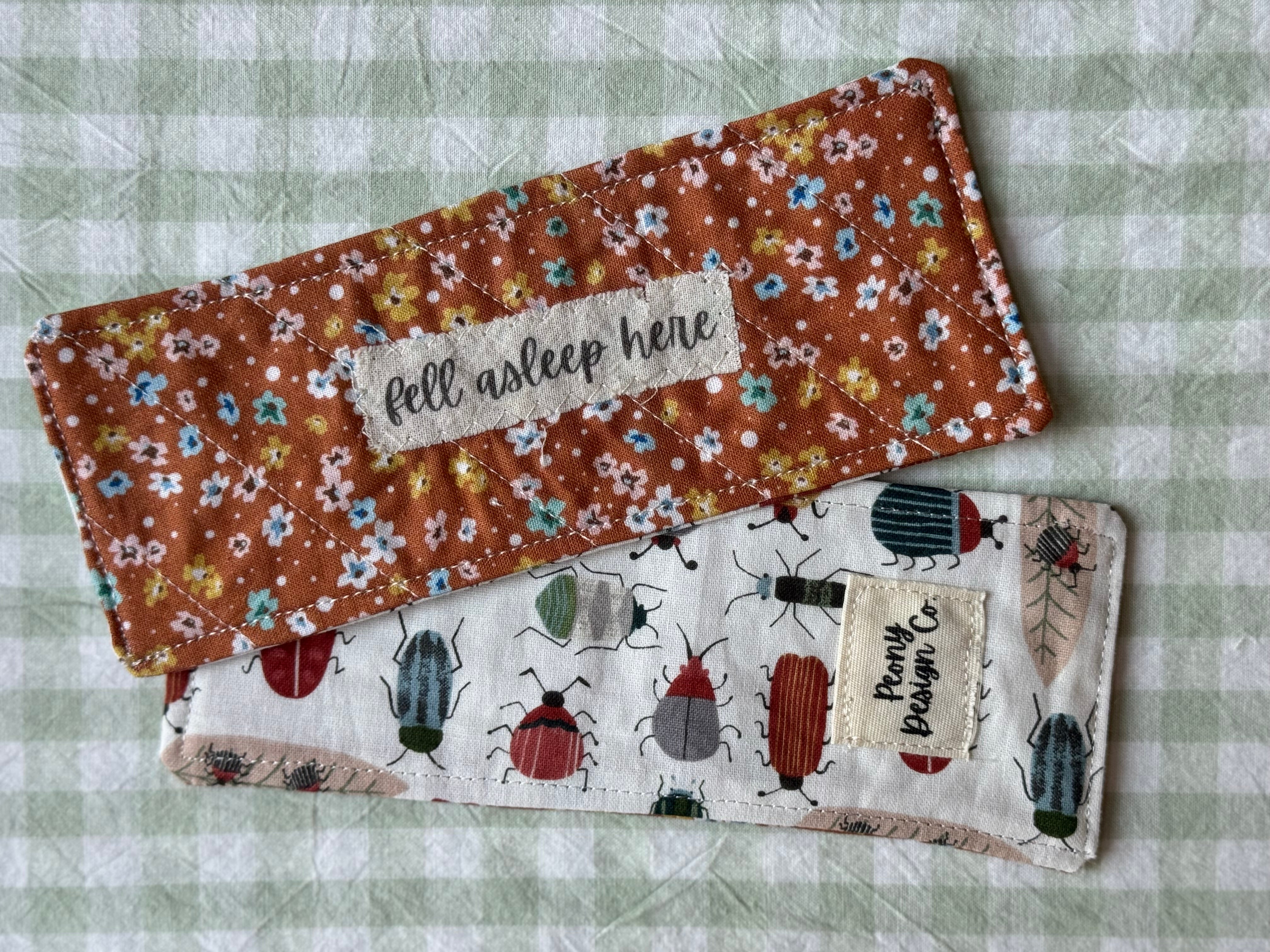 Cozy Fabric Bookmarks