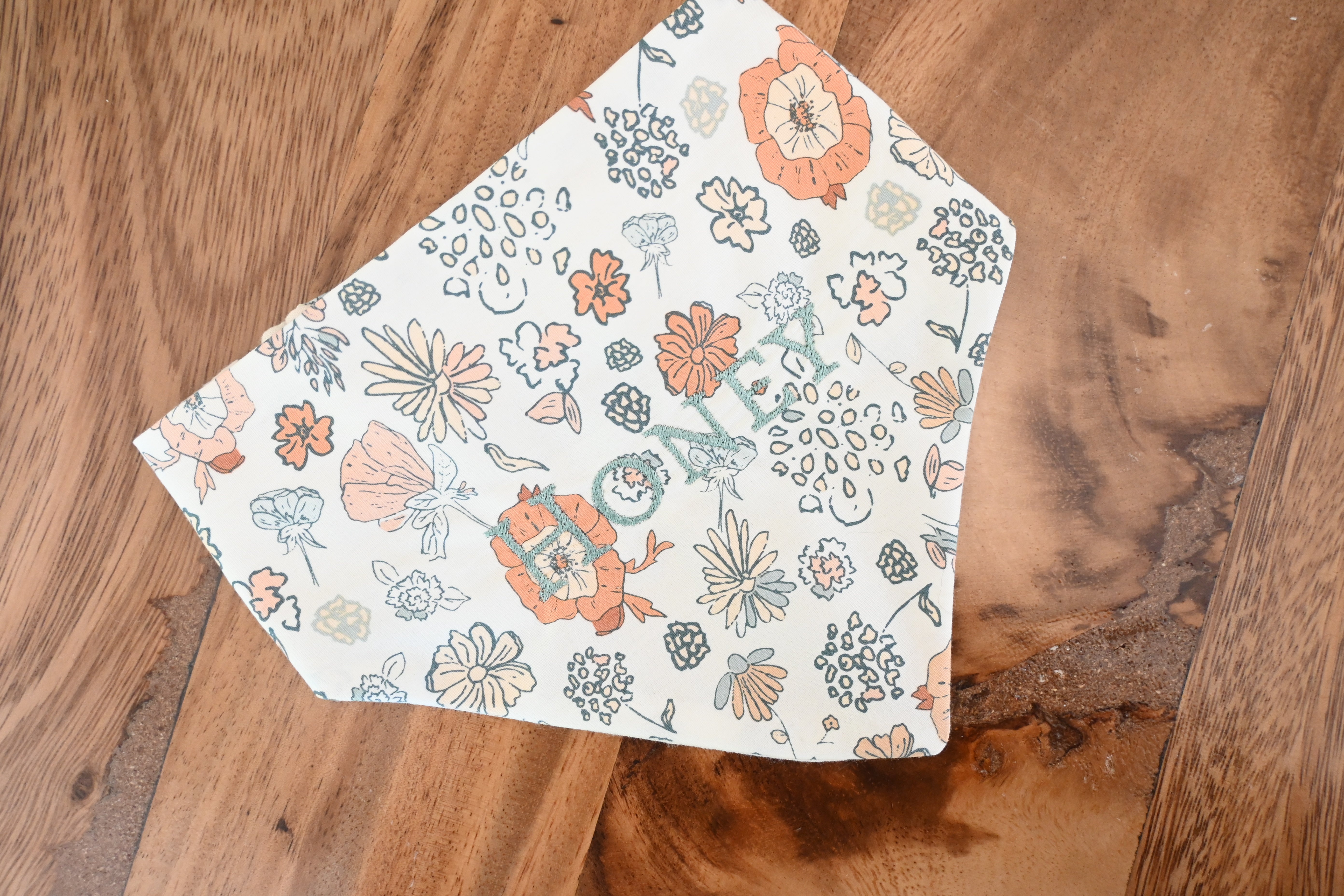 Personalized Easy-On Dog Bandana