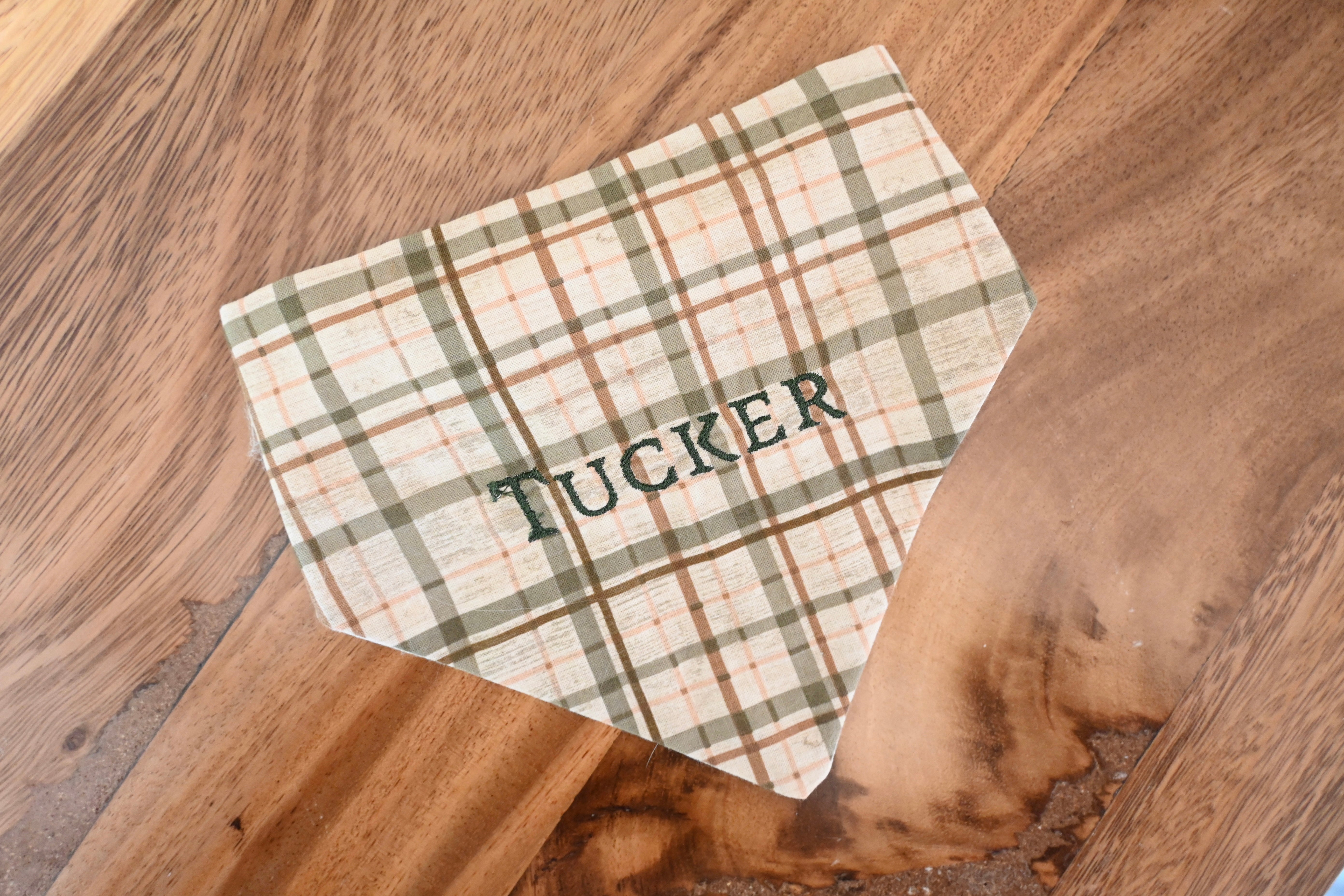 Personalized Easy-On Dog Bandana